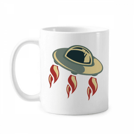 

Universe Alien Monster UFO Mug Pottery Cerac Coffee Porcelain Cup Tableware