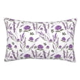 thumbnail image 1 of Fotbe Lavender Flowers Funda de Almohada Decorativa Estilo Occidental, Lujo en Algodón, Fundas para Almohadas King, Cojín Estampado para Decoración del Hogar-20"x30", 1 of 6