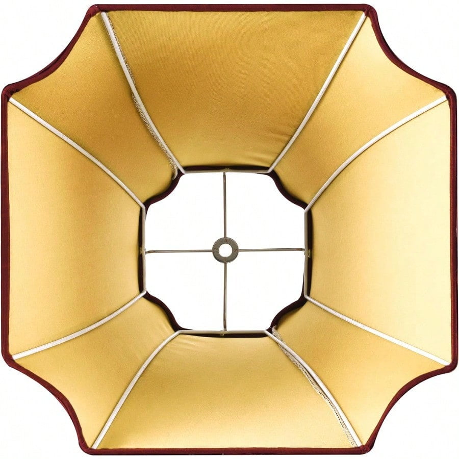 13.2 Medium Bury Lampshades RedSquare Cut Corner Lamp Shades for Floor and Table Lamps 6.5x13.2x10.6 Bury Natural Lampshade Replacement Easy Assembly Required Set of 2