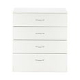 thumbnail image 2 of SamyoHome 4 Drawers Dresser Chest Cabinet Bedroom Night Stand Organizer, White, 2 of 16