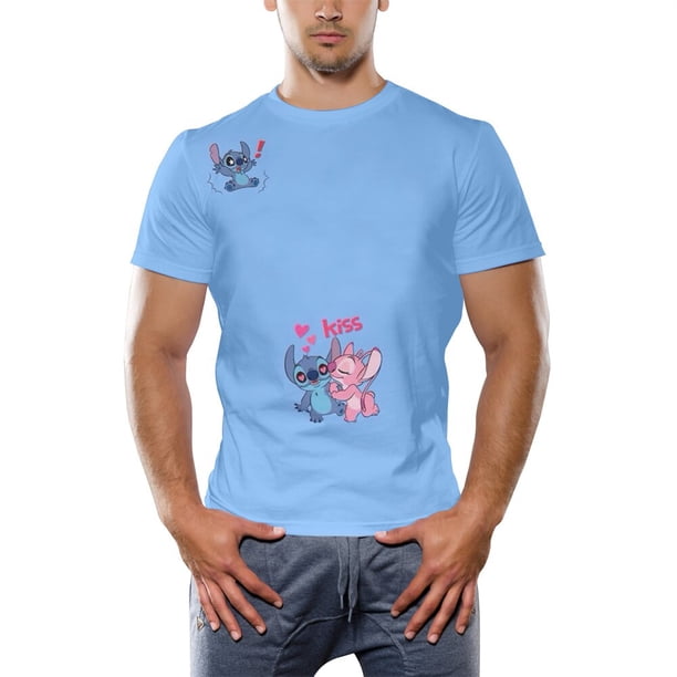 2021 camisetas de dibujos animados de Anime Kinder Disney Lilo Stich 3D Druck Sommer Männer camiseta Kurzarm Streetwear Frauen Kleidung Tops xuanjing unisex