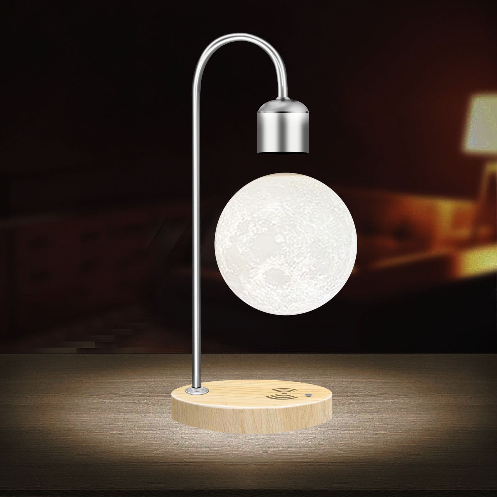 Hypnotic Levitating Moon Lamp For Calmness - Inspire Uplift