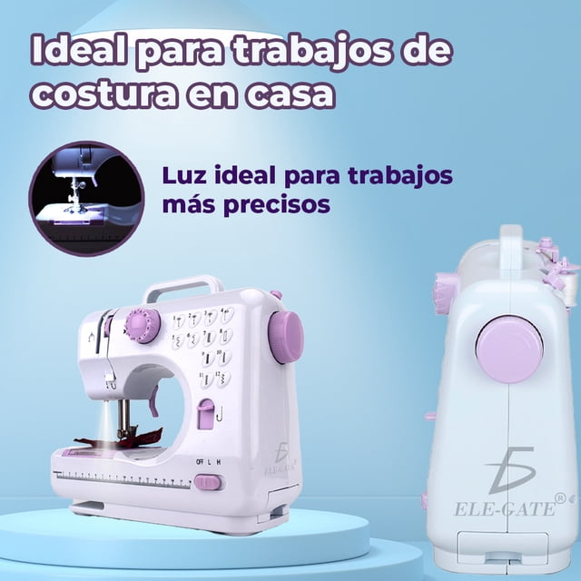 Maquina de coser multi funciones bordado overlook entre 10 funciones más