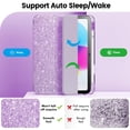 thumbnail image 2 of Teknet Funda Delgada Clear Glitter para iPad 11 " A16 iPad 10 Gen, 2 of 5