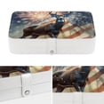 thumbnail image 4 of Independence Day Portable PU Leather Necklace Holder with Removable Compartment - Jewelry Stand, Jewelry Boxes, Jewelry Organizer, 4 of 6