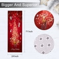 thumbnail image 3 of 1Pcs Christmas Rugs,2'x5.9' Runner Non-Slip Backing Mats for Floor Mat,Print Machine Washable Floor Cover for Xmas Decor, 3 of 5
