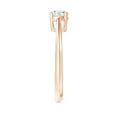 thumbnail image 5 of ANGARA Natural 0.5 Ct. Diamond Solitaire Ring in 14K Rose Gold for Women (Ring Size: 12), 5 of 11