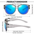 thumbnail image 3 of Gafas de Sol URUMQI Polarizadas UV400 para Mujer, Diseñadas para Usar Sobre Anteojos, 3 of 6
