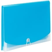 Smead Manufacturing SMD70873 8.5 x 11 in. 7-Pocket Poly Expanding File, Teal