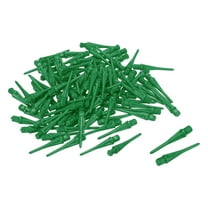 Uxcell Plastic Dart Tips, 60 Pack 2BA Thread Soft Dart Tips Plastic Tip, Green