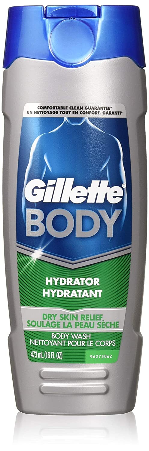 Gillette Body Hydrator Body Wash Gel for Men 16 fl Oz | Body Wash ...