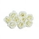 thumbnail image 1 of Nvzi 20 piezas de cabezas de flores de rosas artificiales, cabezas de flores de rosas artificiales de seda de 1,5 "-blanco verde, 1 of 5