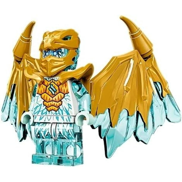 Lego Ninjago Crystalized Golden Dragon Set Cole Jay Zane Kai Minifigures Weapons