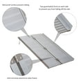 thumbnail image 2 of Zateety Wheelchair Ramp 4 ft, Folding Aluminum Threshold Ramp with Non-Slip Surface and Transition Plates, 600 lbs Capacity Handicap Ramp for Home Doorway Steps, 2 of 7