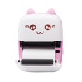 thumbnail image 1 of C9 White & Pink Pocket-Sized Bluetooth Thermal Printer - Portable Mini Mobile Photo Printer for Students, Error Question Organizer & Solver with 1 Printer, 1 Thermal Paper Roll, and 1 USB Charging, 1 of 6