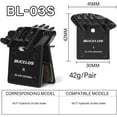 thumbnail image 3 of BUCKLOS MTB Hydraulic Brake Ceramic Pads Road Bike Disc Brake Pad Bicycle Brake Pad fit for Shimano L05A J04C H03C NUT, 3 of 7