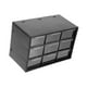 thumbnail image 4 of Caja de almacenamiento de escritorio, organizador de mesa con 9 cajones pequeños, para manualidades de escritorio negro, 4 of 9