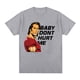 thumbnail image 1 of Camiseta "Baby Don't Hurt Me" para hombre, ropa para gimnasio, fitness, algodón, manga corta, unisex, informal, de gran tamaño, 1 of 7