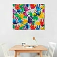 thumbnail image 2 of Orinice Colorful Pattern Fine Art Aesthetic Poster Print Wall Painting for Classroom Kitchen Office Farmhouse Bathroom Room Decor Wall Art Decor Bedroom Fashion Kitchen Pictures Canvas Living, 2 of 6