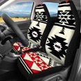 thumbnail image 3 of Pzuqiu Car Front Seat Covers Easy Installation Polyester, Compatible with Automotive Vehicle SUV Seats, for Truck Trucks, Geometric Pattern, 3 of 10