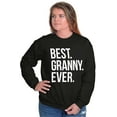 thumbnail image 4 of Best Granny Ever Grandma Grams Mother Women Crewneck Sweatshirt Brisco Brands S, 4 of 6