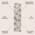 thumbnail image 4 of JONATHAN Y HAWAII 2 x 8 Runner Rug, Tobago Two-Tone Monstera Leaf - Brown/Ivory, HWC100B-28, 4 of 10