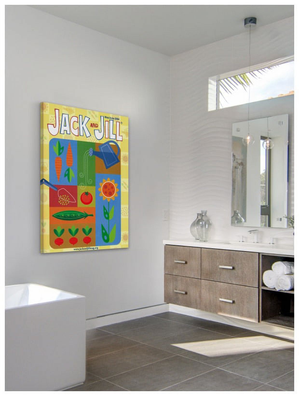 Marmont Hill "Gardening II" by Curtis Painting Print on Canvas