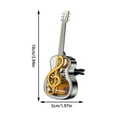 thumbnail image 3 of Hovmgk Car Gas Vent Aromatherapy, Guitar Shape Deodorizer, Long-Lasting Fragrance Diffuser for Car, 360° Rotating Clip, Metallic Aromatherapy for Vehicle, Fresh Scent, 3 of 8