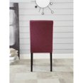 thumbnail image 2 of ACME Gregory Chaise Latérale en Lin Violet (Ensemble de 2), 2 of 5