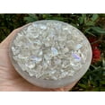 thumbnail image 4 of WHOLESALE Natural Semi Tumbled Angel Aura Quartz Gemstone Chips, Crushed Mini Crystals, Undrilled (Angel Aura Quartz, 0.5 Pound), 4 of 8