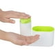 thumbnail image 3 of Esponja Set organizador Dispensador de jabón Bandeja de baño Organizador de fregadero de 2 compartimentos para fregaderos de cocina, 17,5 × 6 × 16,5 cm Xemadio LKX-0714-1, 3 of 8