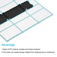 thumbnail image 4 of Unique Bargains Écran de Filtre à Air en Plastique 11.81 Pieds x 11.02 Pieds pour Climatiseur Remplacement pour HVAC Bleu Noir, 4 of 5