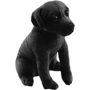 Wild Republic Mini Black Labrador Retriever, Plush Puppy Dog with Sound, Bark