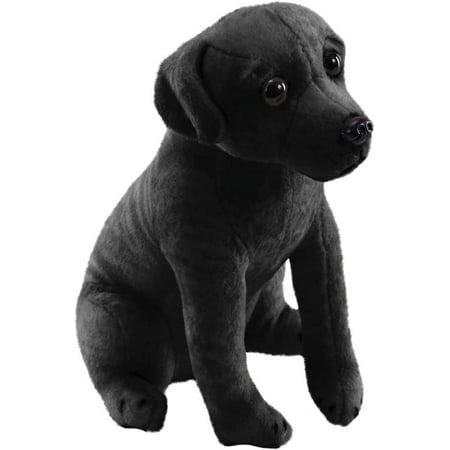Wild Republic Mini Black Labrador Retriever, Plush Puppy Dog with Sound, Bark