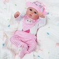 thumbnail image 2 of Set de ropa para muñecas Reborn BABESIDE de 20 pulgadas para niñas, 2 of 7