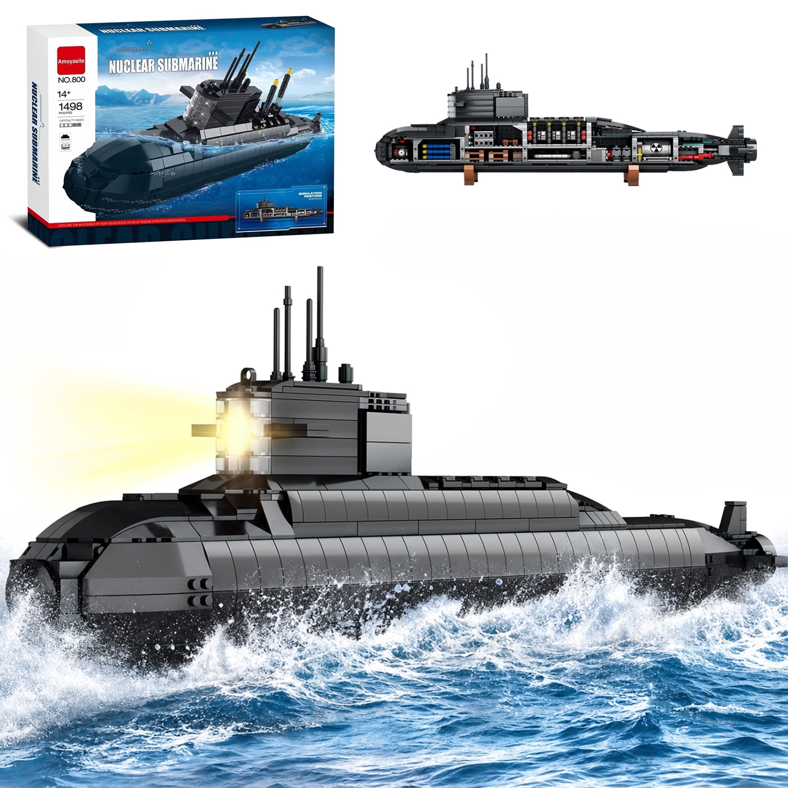 Moebius Model, Huge Seaview Submarine, MOE707, 1/128 scale