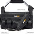 thumbnail image 4 of ToughBuilt – 15" Builder Tool Tote, Heavy-Duty Open-Top 1680D Ballistic Fabric Tote with Reinforced Steel Handle, Waterproof Hard Base & Multiple Storage Pockets, 4 of 5