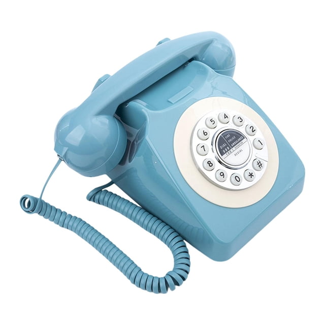 Libro de Visitas con Audio, teléfono de boda, teléfono de escritorio, diseño Vintage, grabadora de voz antigua, teléfono para fiesta, decoración de Azul