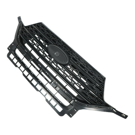 SEBLAFF Fit For 2020-2022 Ford Explorer Front Bumper Upper Grille Black Mesh Trim Grill