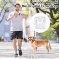 thumbnail image 3 of Wireless Charging Case Replacement Compatible with AirPod 3rd Generation, Air Pod 3 Charger Case with Bluetooth Pairing Sync Button Without Earbuds, White, 3 of 8