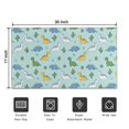 thumbnail image 5 of LightBlue Cartoon Dinosaurs Cacti Pattern Door Rugs,Washable Non Slip Door Mats Indoor,Decorative Door Mats,Entry Mat Indoor for Entrance,Bedroom,Kitchen,Bathroom,17"x30", 5 of 6
