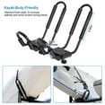thumbnail image 5 of Universal Kayak Roof Rack J Bar 1 Pair HD Kayak Carrier Canoe Boat Surf Ski Snowboard Roof Top Mount for Car SUV Truck Crossbar, 5 of 11