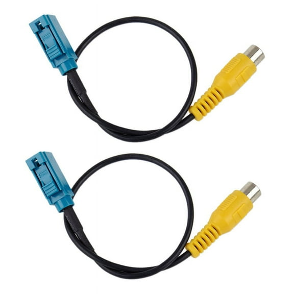 2X 8Inch Fakra Reversing Camera Cable Parking Adapter for