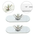 thumbnail image 3 of 2PCS Mobile Air Conditioner Sealing Plate Turnbuckle Bezel Butterfly Turnbuckle, 3 of 8