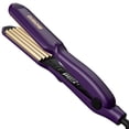 thumbnail image 1 of DSHOW - Crimpadora de pelo para cabello con placas de cerámica de titanio, herramientas de peinado para mujeres y niñas (morado), 1 of 5