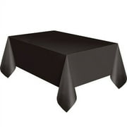 Way to Celebrate Plastic Tablecovers, Black, 2 Count