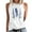 White, variant on Babysbule Womens Tank Tops Summer Women's Sleeveless Summer Casual Tops Round Neck Printing Sleeveless Vest Tops