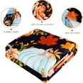 thumbnail image 5 of Fall Throw Blanket Thanksgiving Throw Blankets and Throws Fall Pumpkin Blanket Super Soft Cozy and Plush for Couch and Chair(50" x 60"), 5 of 6