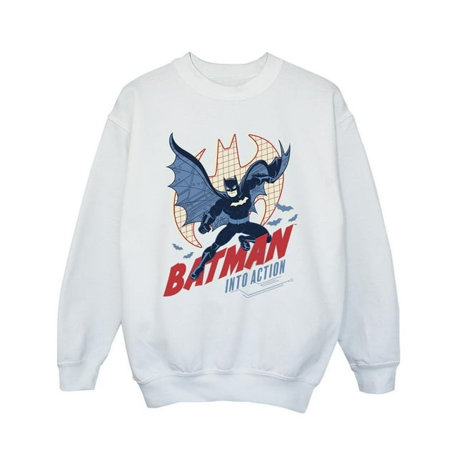 DC Comics Chandail en Molleton Fille Batman en Action