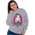 thumbnail image 4 of Betty Detect Protect Breast Cancer Women Plus Size Sweatshirt Brisco Brands 2X, 4 of 5